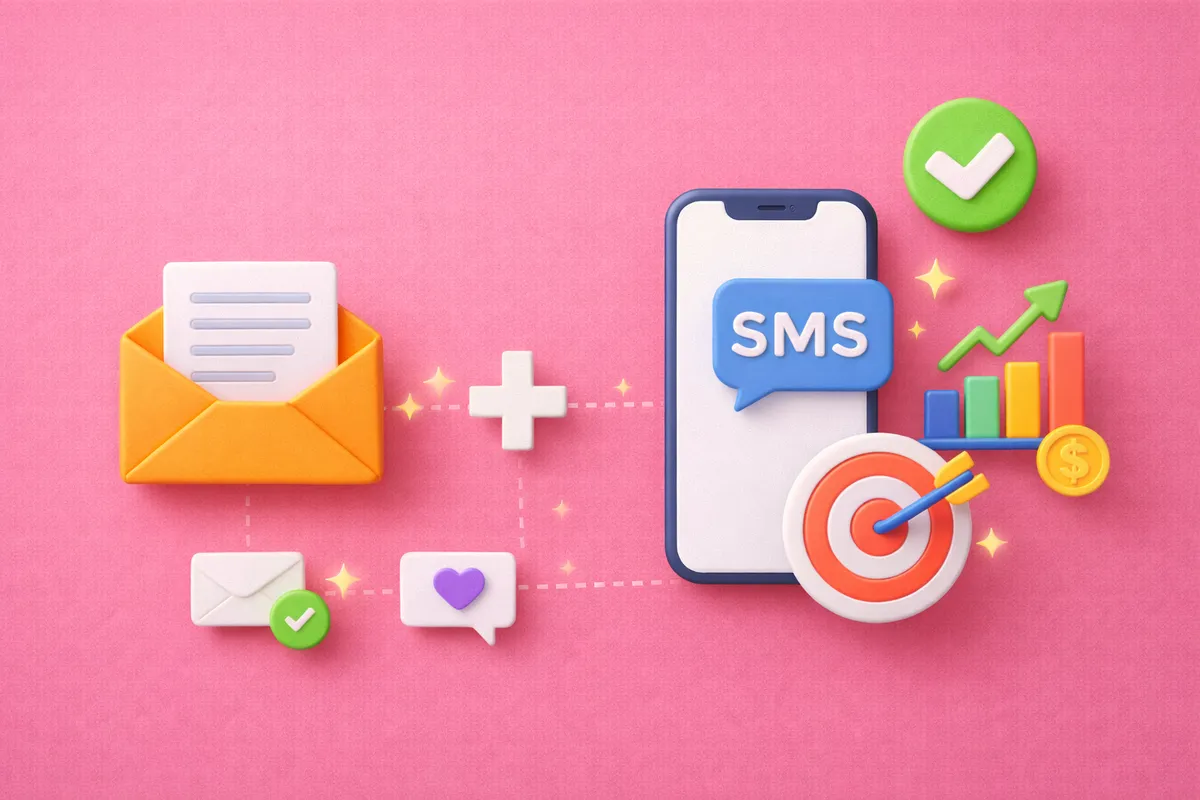 Email + SMS : تاثیر کمپین‌های دوکاناله روی نرخ تبدیل